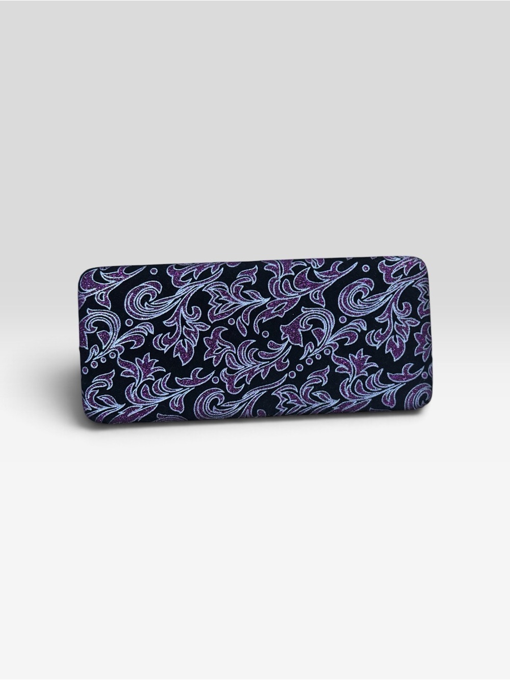 NWOT Elegant Hot Pink & Blk Floral Clutch